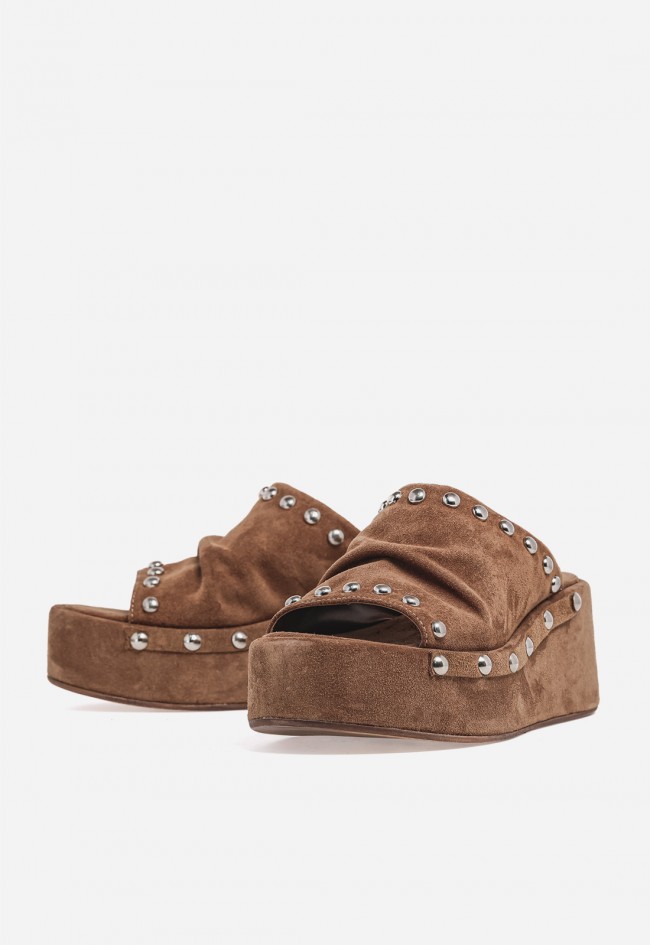 Sandalias plataforma GLO G6304 cuero – tendencia urbana con máxima comodidad