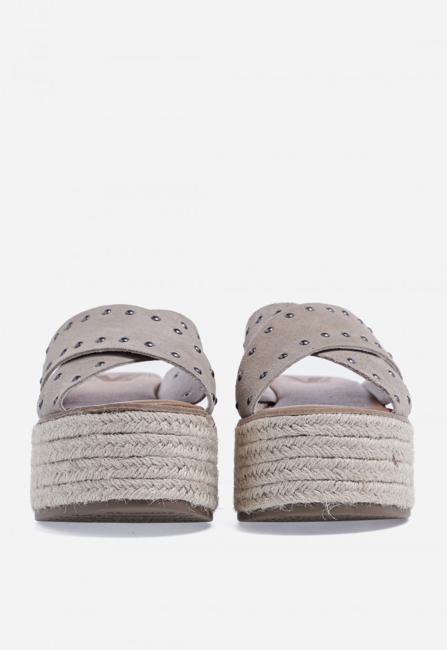 Sandalia plataforma VAS Bonna 27 taupe – estilo boho y comodidad en tendencia