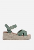 Sandalia cuña VAS New Bonita 11 verde – frescura natural y confort veraniego