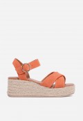 Sandalia de cuña VAS New Bonita 11 coral: vibra mediterránea y estilo irresistible