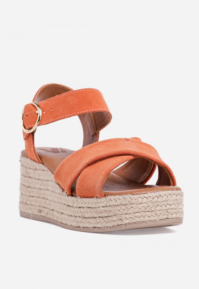 Sandalia de cuña VAS New Bonita 11 coral: vibra mediterránea y estilo irresistible