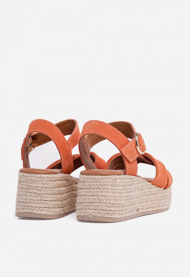 Sandalia de cuña VAS New Bonita 11 coral: vibra mediterránea y estilo irresistible