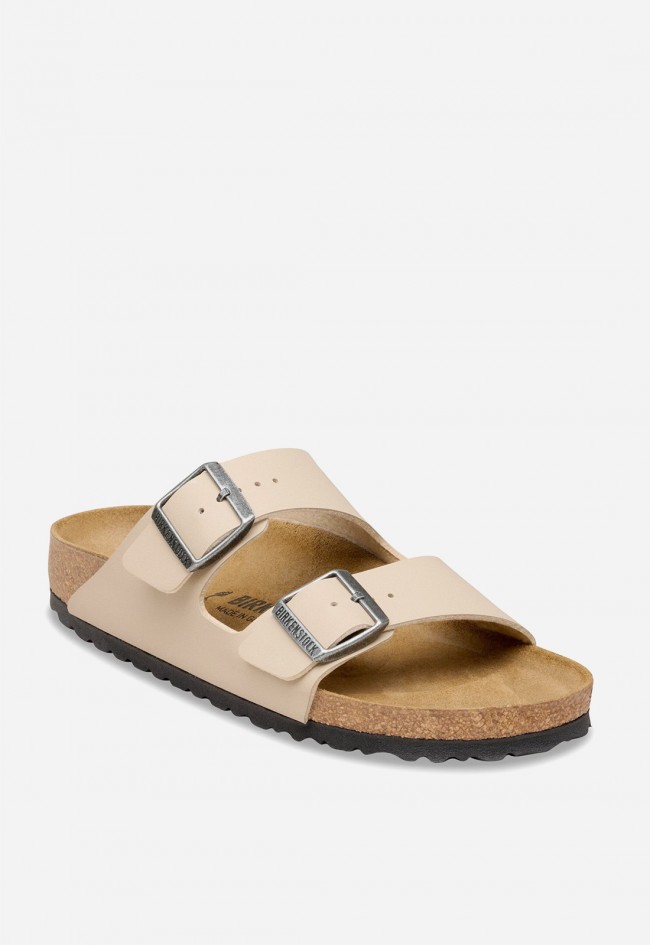 Sandalias Birkenstock Arizona Birko-Flor beige: icono comfy minimalista para un verano effortless