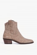 Botín Cowboy Mujer GLO Merce 7092 en Piel Tostado