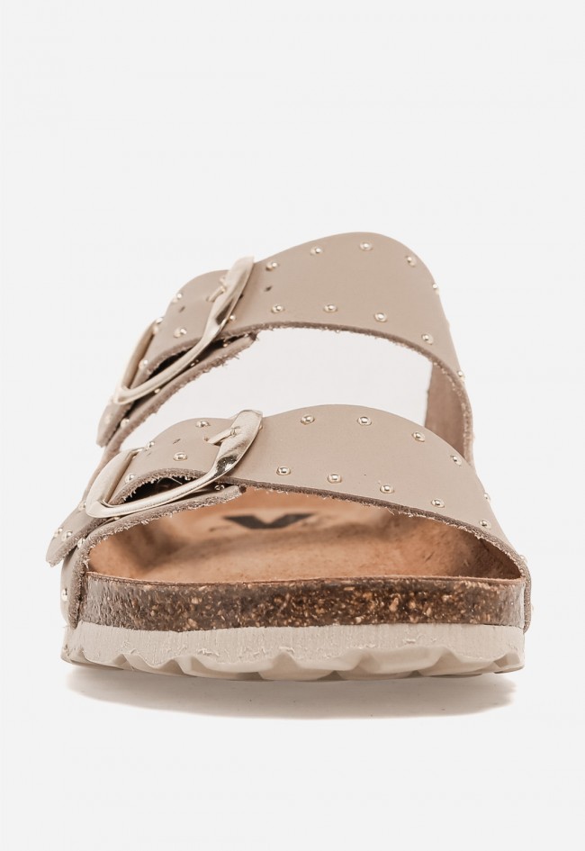 Sandalia bio de doble hebilla con tachuelas VAS 13843 SP – comodidad casual con toque trendy