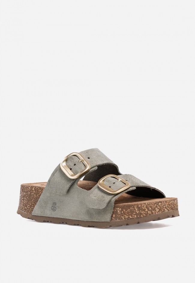 Sandalia plataforma anatómica Yokono WIWI-003 color agua – comodidad natural y estilo actual