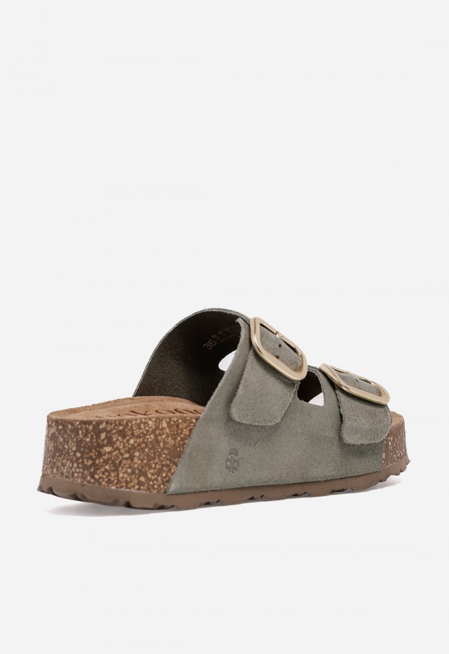 Sandalia plataforma anatómica Yokono WIWI-003 color agua – comodidad natural y estilo actual