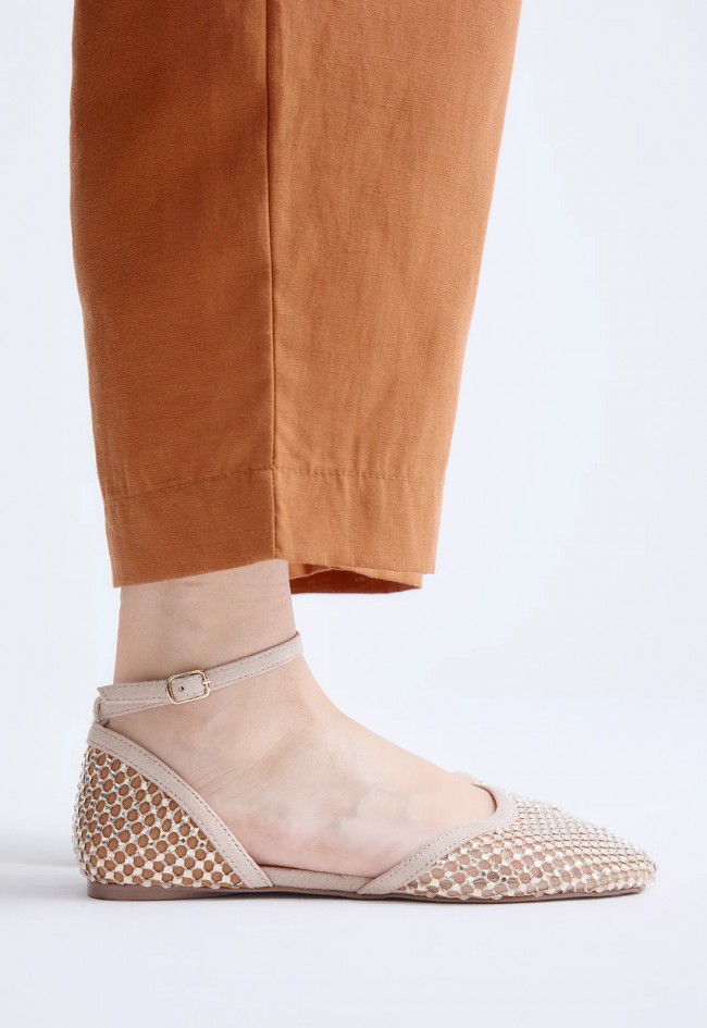 Bailarina joya dorada Exé Veronica-446 con strass