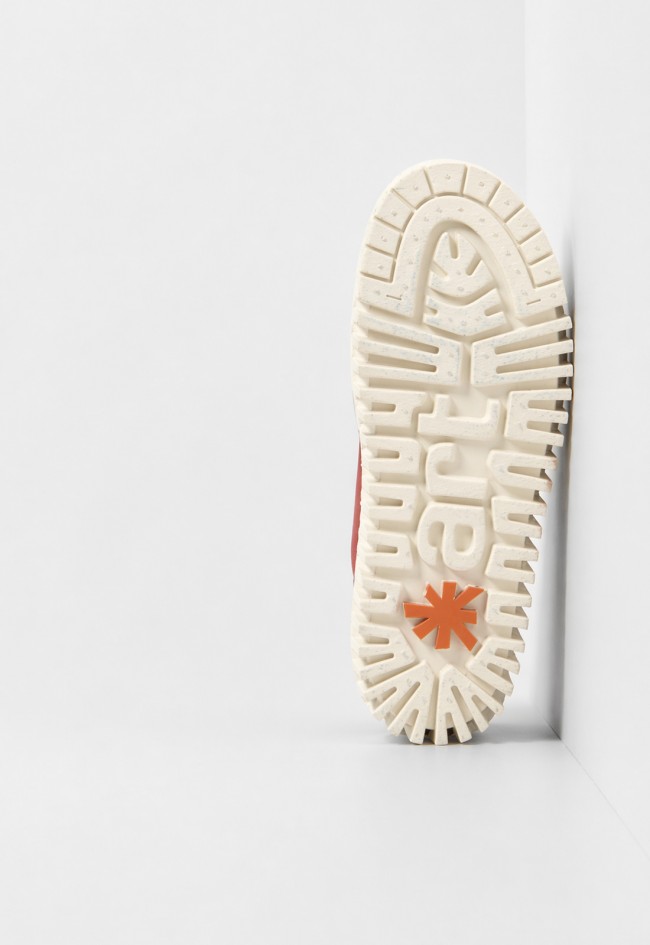 Zapatilla de plataforma roja ligera ART Brighton de mujer