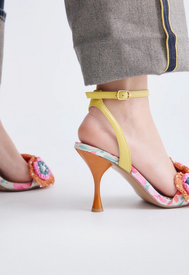 Sandalia de mujer multicolor EXE Anita-116