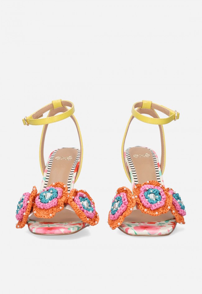 Sandalia de mujer multicolor EXE Anita-116