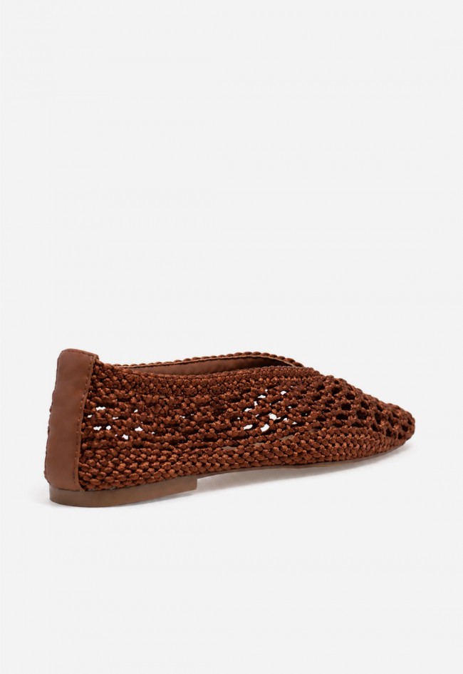 Bailarina mujer cuero VAS YTA009 – trenzado artesanal y estilo boho chic