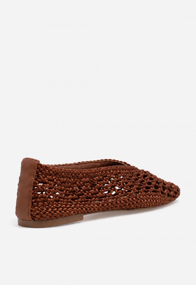 Bailarina mujer cuero VAS YTA009 – trenzado artesanal y estilo boho chic
