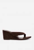 Sandalia mule mujer moka Identity 3279 – cuña cómoda y estilo minimal chic