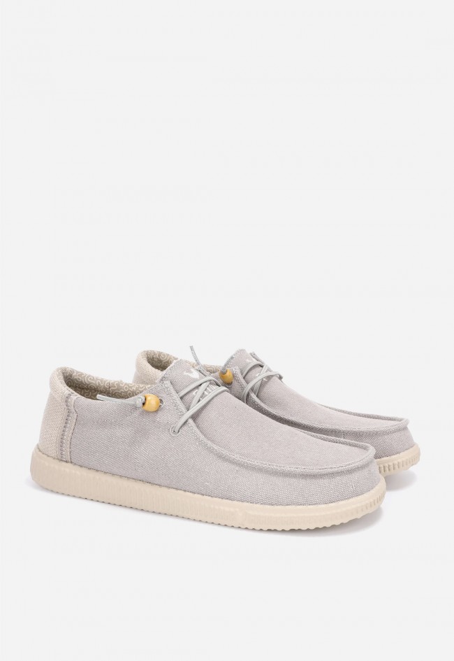 Zapatos wallabi hombre Pitas WP150 Ryan beige frescos y ultraligeros