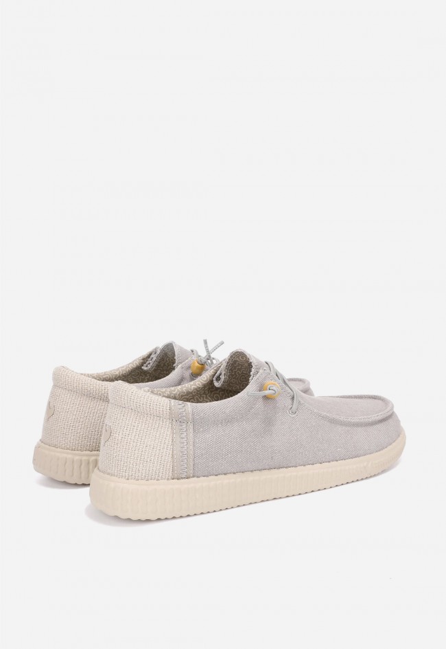 Zapatos wallabi hombre Pitas WP150 Ryan beige frescos y ultraligeros