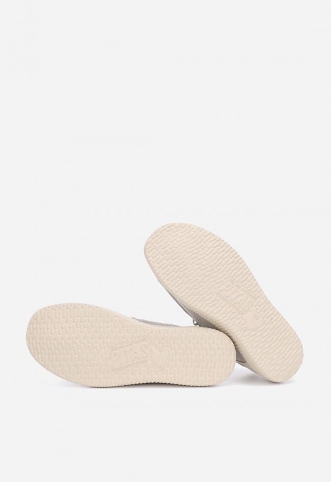 Zapatos wallabi hombre Pitas WP150 Ryan beige frescos y ultraligeros