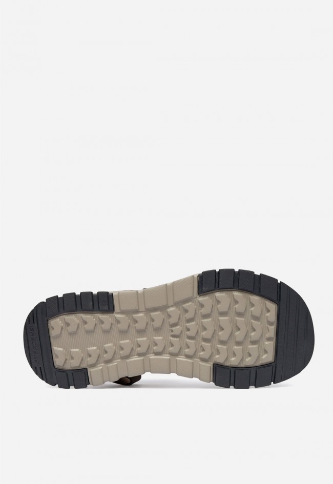 Sandalias hombre Skechers Strap River marrón con velcro y suela cómoda