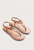 Sandalias Gioseppo Warsaw de piel estilo griego en color cuero