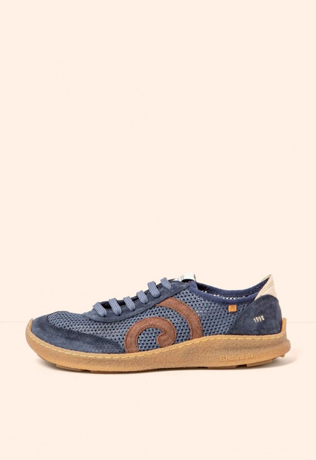 Deportivas El Naturalista Oroel navy para hombre con sensación barefoot