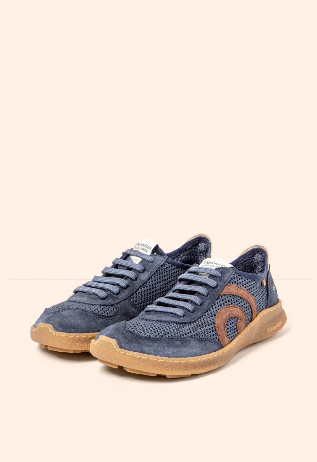 Deportivas El Naturalista Oroel navy para hombre con sensación barefoot