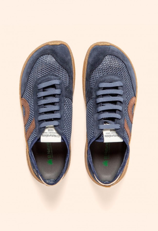 Deportivas El Naturalista Oroel navy para hombre con sensación barefoot
