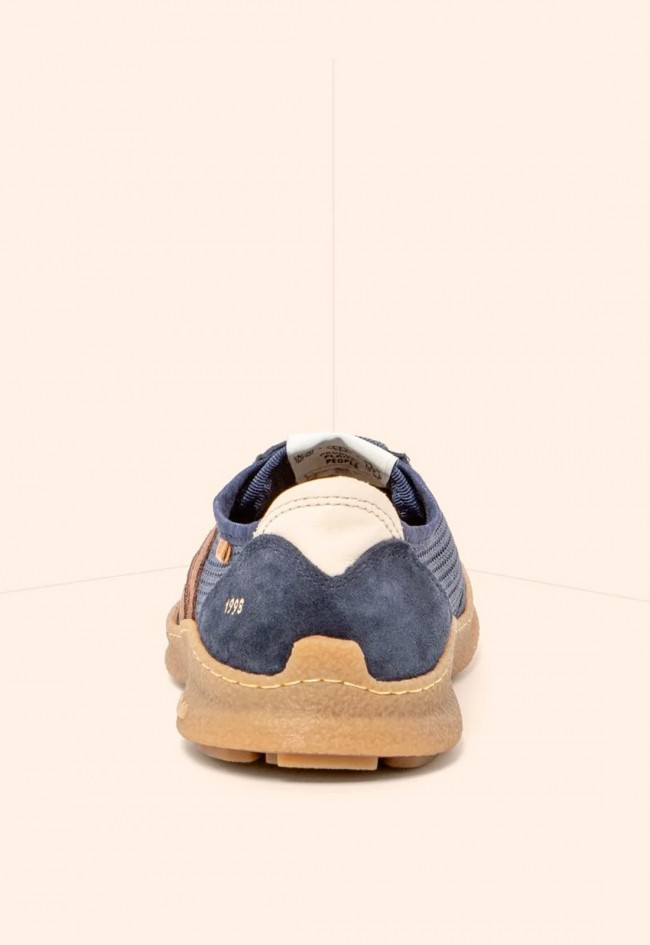 Deportivas El Naturalista Oroel navy para hombre con sensación barefoot