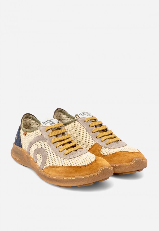 Deportivas El Naturalista Oroel para hombre con estilo barefoot en tonos arena
