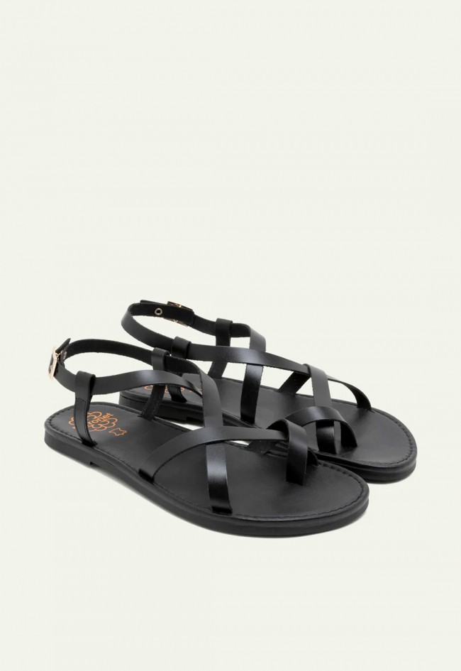 Sandalia de mujer negro Porronet 3206