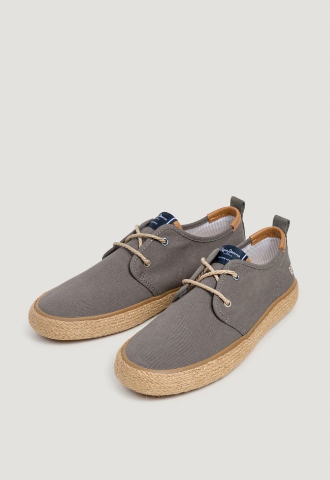 Zapatos blucher de hombre Pepe Jeans con yute natural y estilo casual