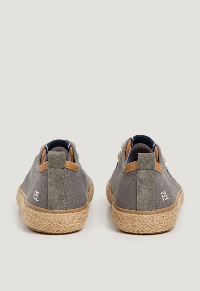Zapatos blucher de hombre Pepe Jeans con yute natural y estilo casual