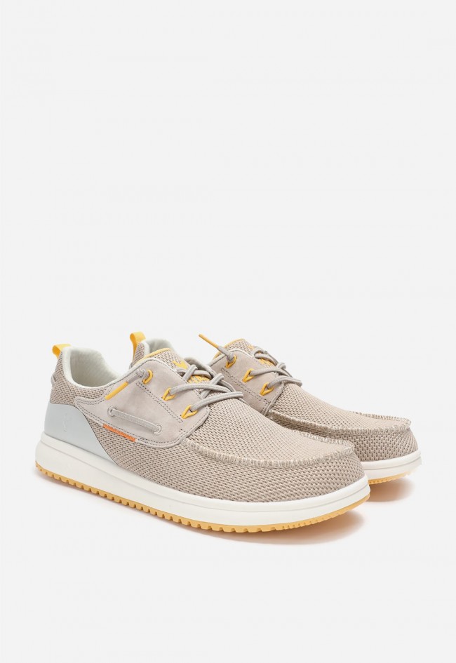 Náutico de hombre Pitas Bay Beige ultraligero con estilo moderno