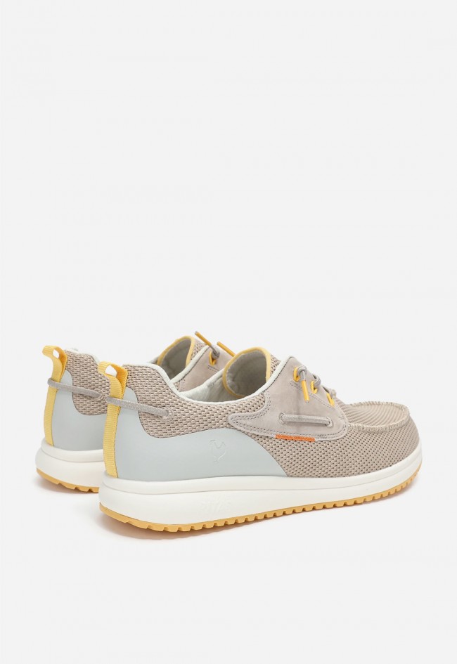 Náutico de hombre Pitas Bay Beige ultraligero con estilo moderno