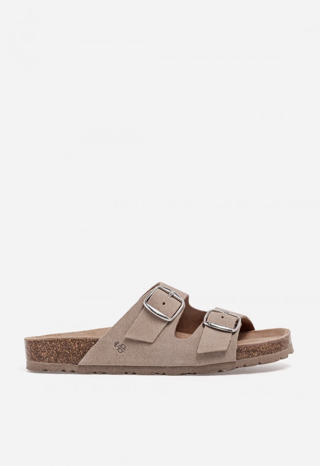Sandalia mujer Yokono MABUL-700 tostado en piel, comodidad natural con estilo effortless