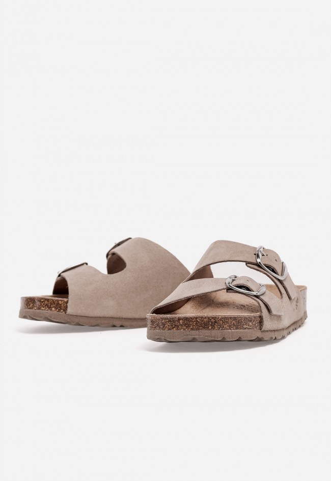Sandalia mujer Yokono MABUL-700 tostado en piel, comodidad natural con estilo effortless