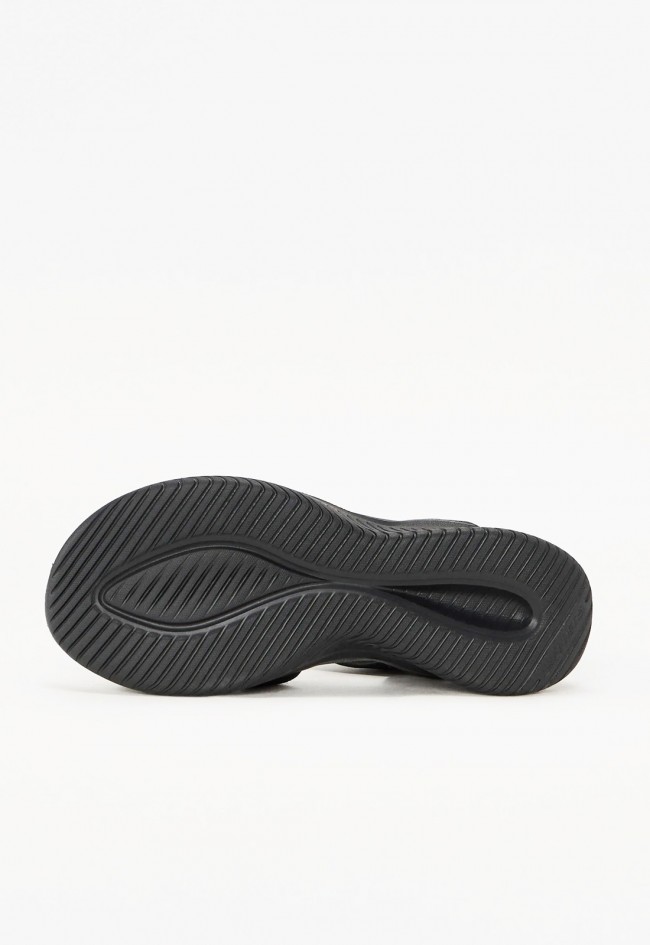 Sandalia deportiva Skechers Ultra Flex 3.0 negra con confort Slip-ins