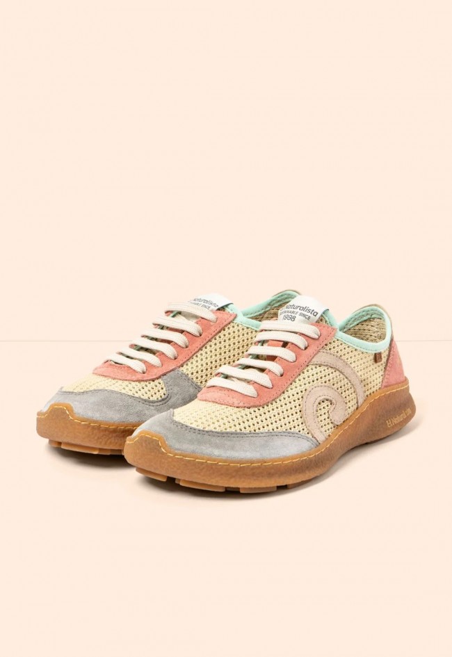 Zapatilla deportiva de mujer El Naturalista Oroel Candy, libertad natural en cada paso