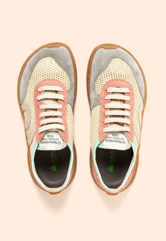 Zapatilla deportiva de mujer El Naturalista Oroel Candy, libertad natural en cada paso