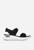 Sandalias Skechers Arch Fit 2.0 Go-Getter mujer negro/blanco, confort deportivo para caminar con seguridad