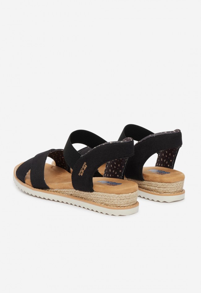 Sandalia mujer Skechers Slip-ins BOBS Desert Kiss Golden Lily con Memory Foam, comodidad effortless