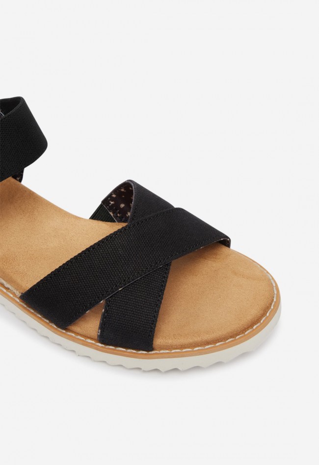 Sandalia mujer Skechers Slip-ins BOBS Desert Kiss Golden Lily con Memory Foam, comodidad effortless