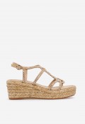 Sandalias Alma en Pena 50754 de mujer con cuña de esparto y tiras joya