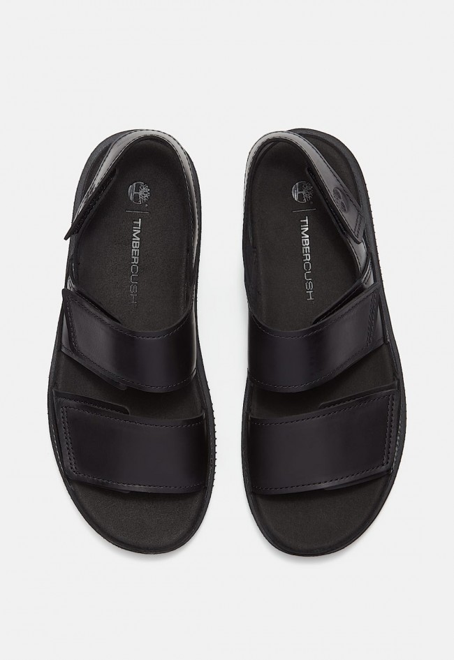 Sandalias Timberland Casco Cove de hombre negras con tira trasera y confort TimberCush