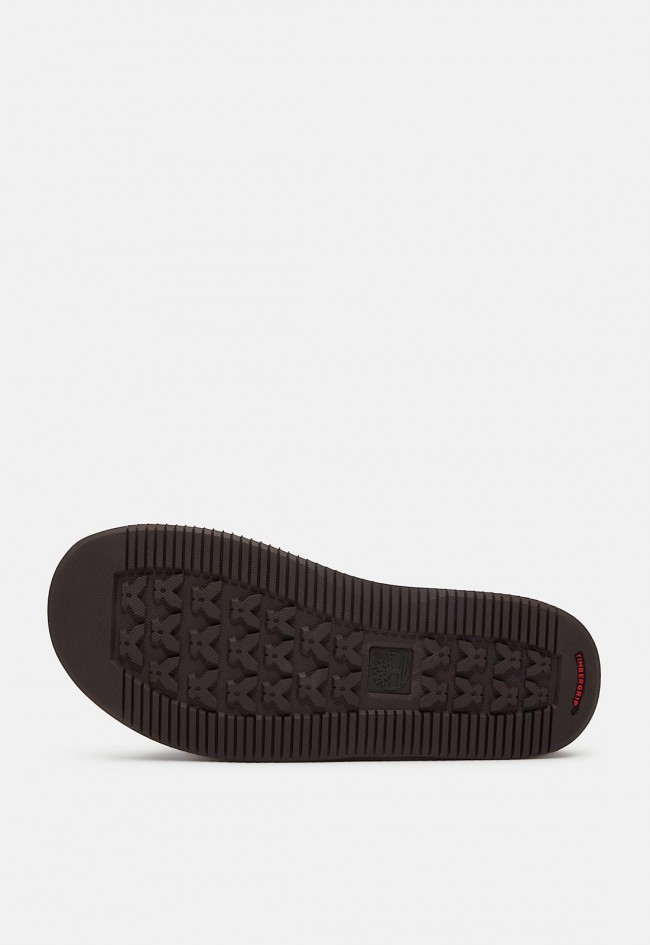 Sandalias Timberland Casco Cove de hombre marrón oscuro con tira trasera y confort TimberCush