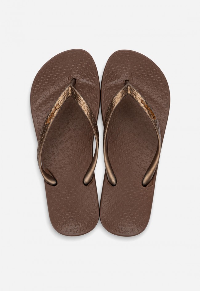 Chanclas Ipanema Anatomic Tan de mujer marrón con plantilla anatómica ultraligera