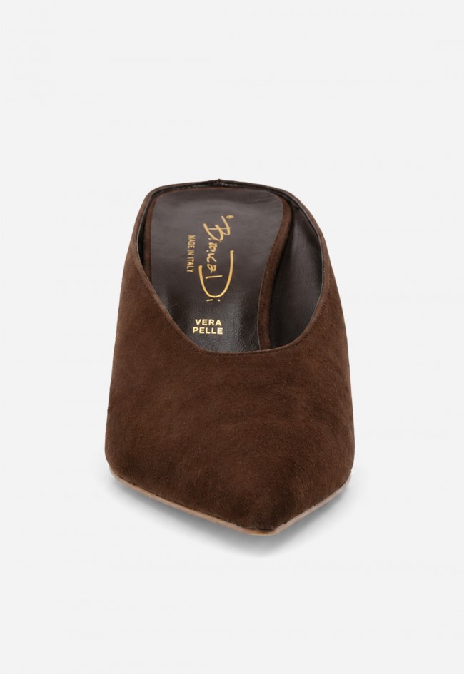 Mule de cuña Canapé 1302 en piel marrón – elegancia cálida para destacar con estilo
