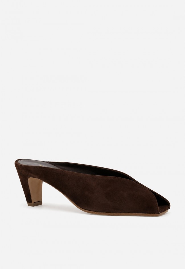 Mule de vestir Canapé 866 en piel marrón – sofisticación natural para brillar con elegancia