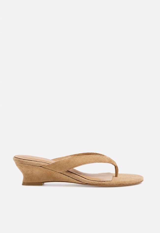 Sandalias mule de dedo en piel camel Canapé 2890 – elegancia minimalista para destacar