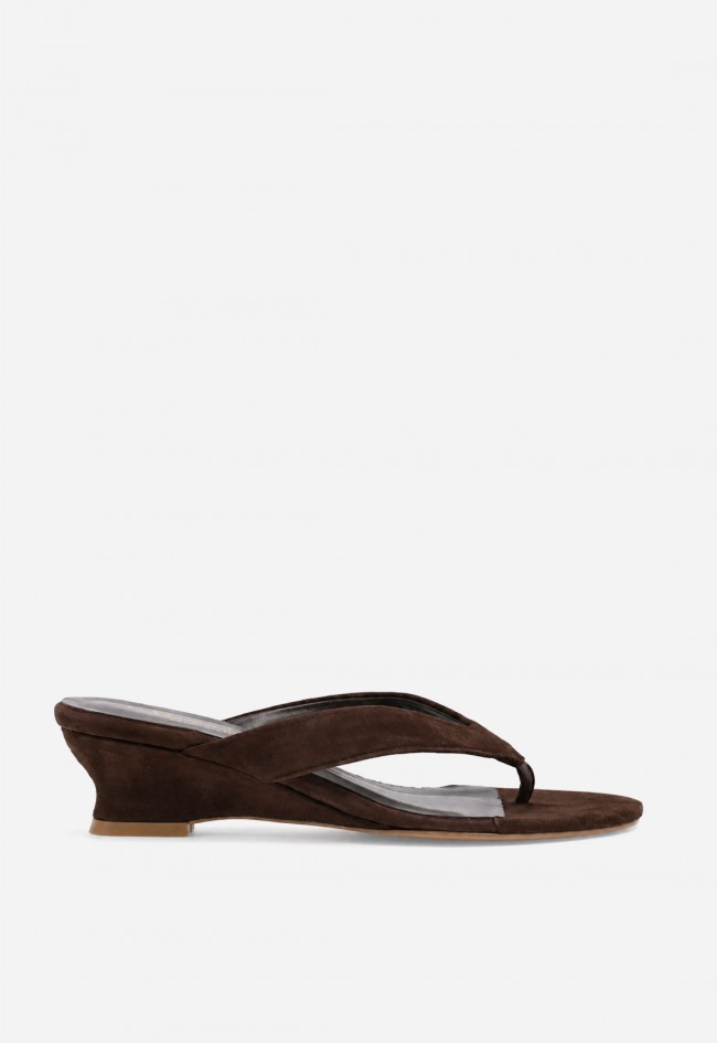 Sandalias mule de dedo en piel marrón Canapé 2890 – sofisticación natural para tus looks más chic