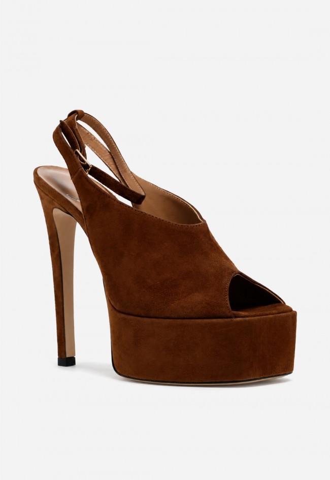 Sandalias de tacón con plataforma Mi Vida R3402 marrón en piel – elegancia con actitud